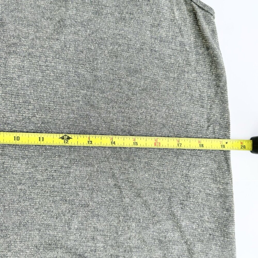 H.I.P. Top Women's Size Large Sleeveless Grey & Gold Metallic Top - Picture 12 of 13